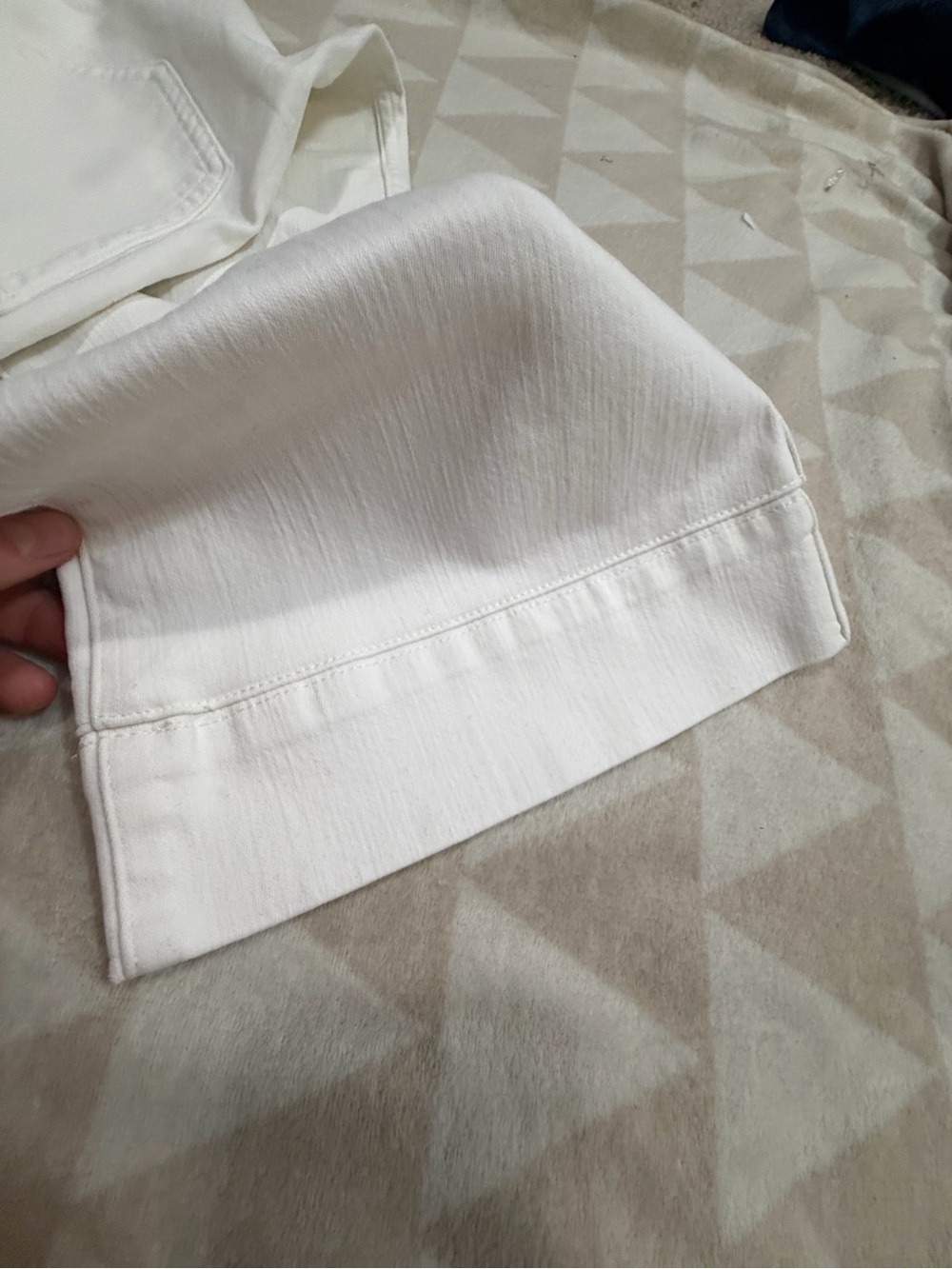 J crew white Charley kickout cropped jean in super-stretch with patch pockets - Picture 6 of 6